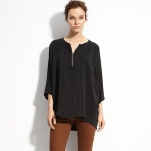 Vince Black Zip Tunic